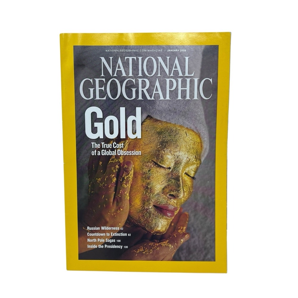 National Geographic Magazine January‎ 2009 Gold, Russian Wilderness, Extinction